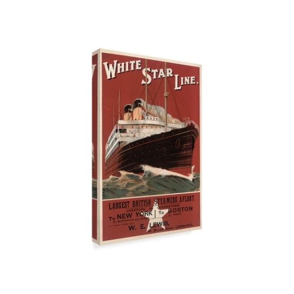 English School 'White Star Line, 1906' Canvas Art,22x32